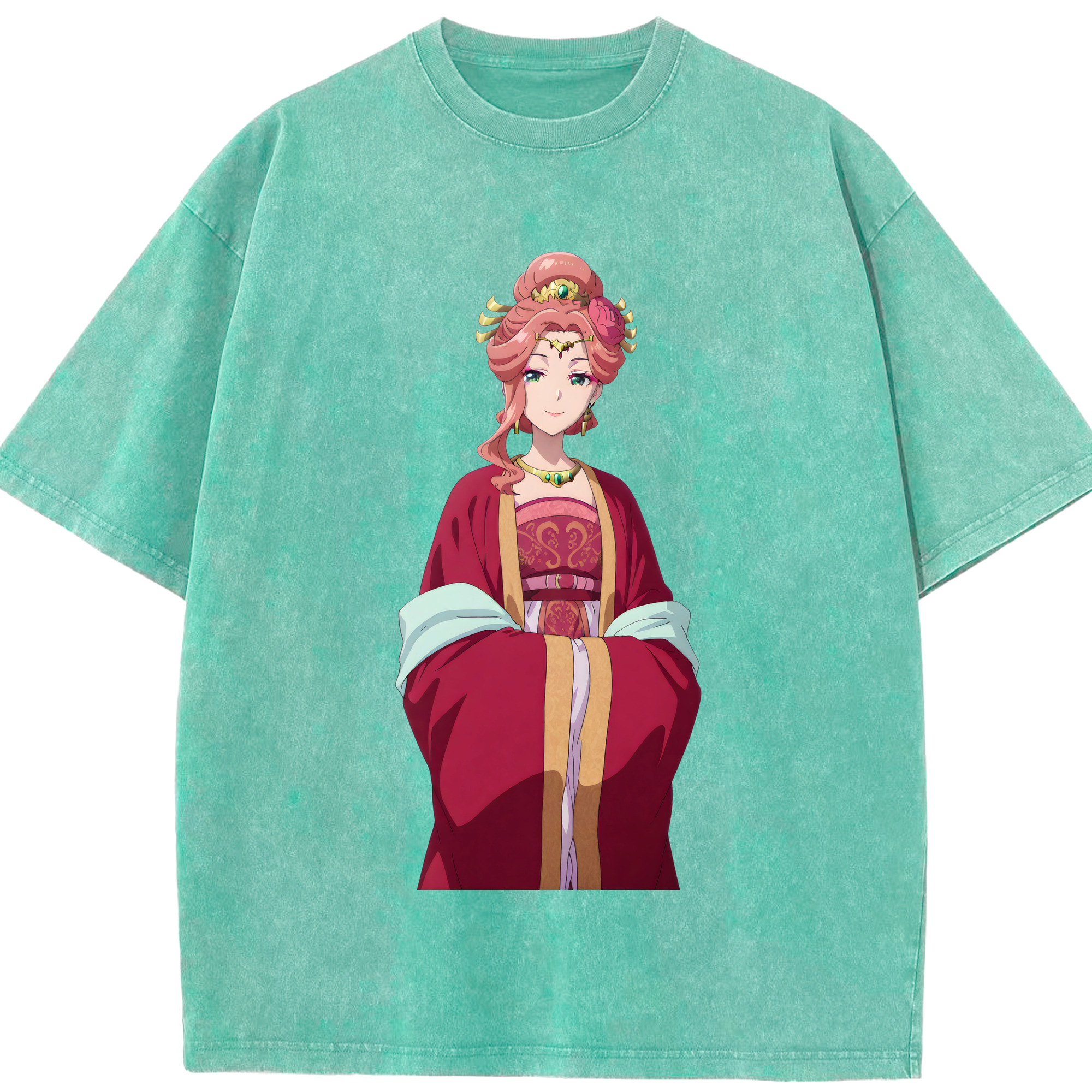 （画像用） 薬屋のひとりごと The Apothecary Diaries 綿100% ヴィンテージ風 半袖Tシャツ（フロントプリント）